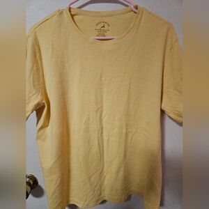 Plus Size Thick Yellow Tee